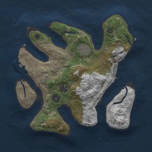 Thumbnail Rust Map: Procedural Map, Size: 2700, Seed: 712372, 10 Monuments