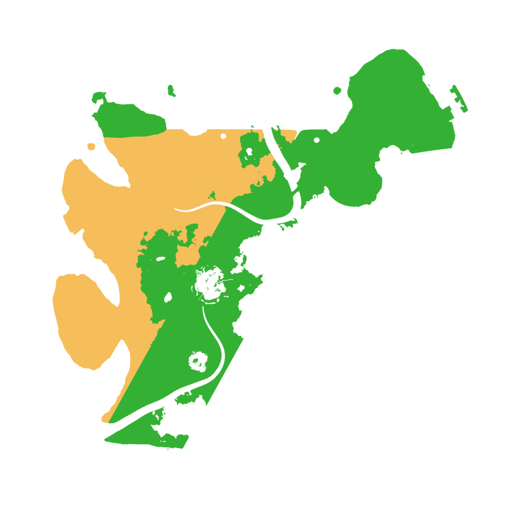 Biome Rust Map: Procedural Map, Size: 2700, Seed: 712372