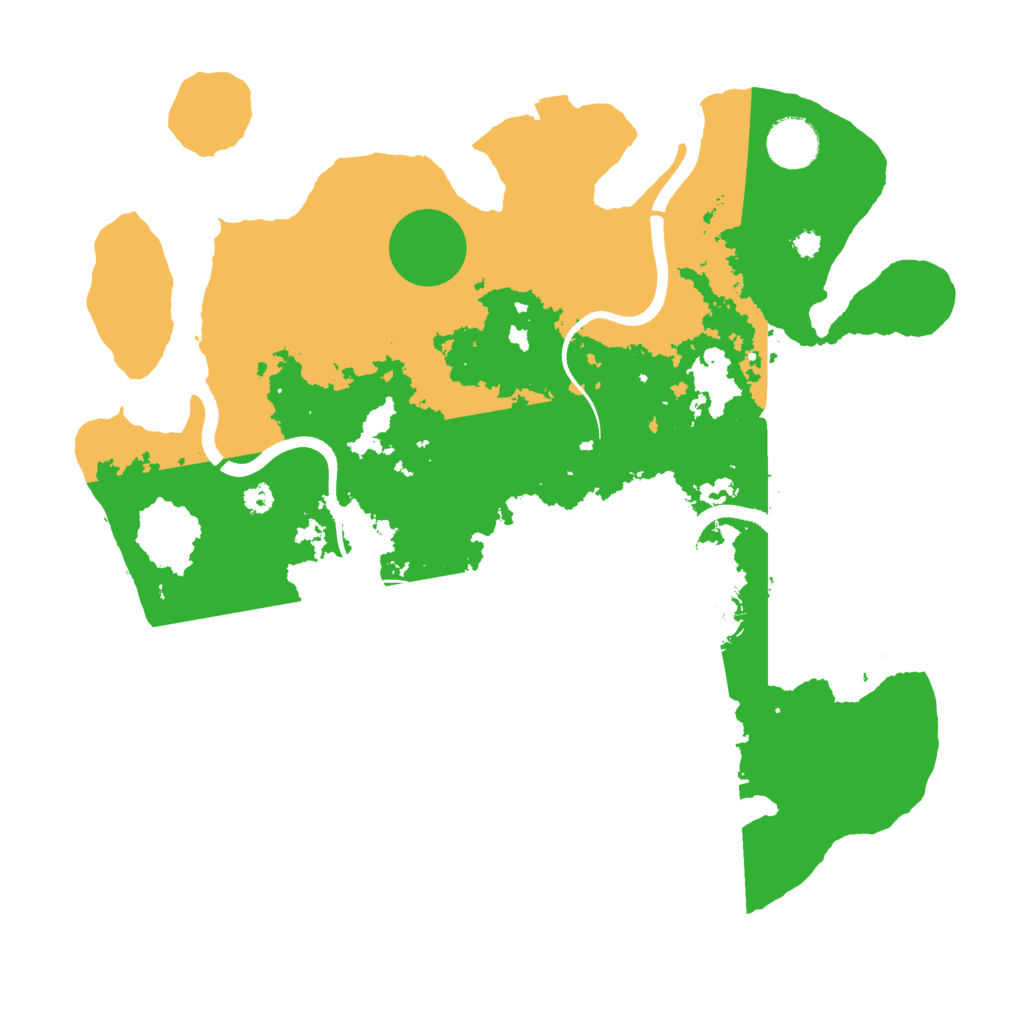 Biome Rust Map: Procedural Map, Size: 3500, Seed: 5963