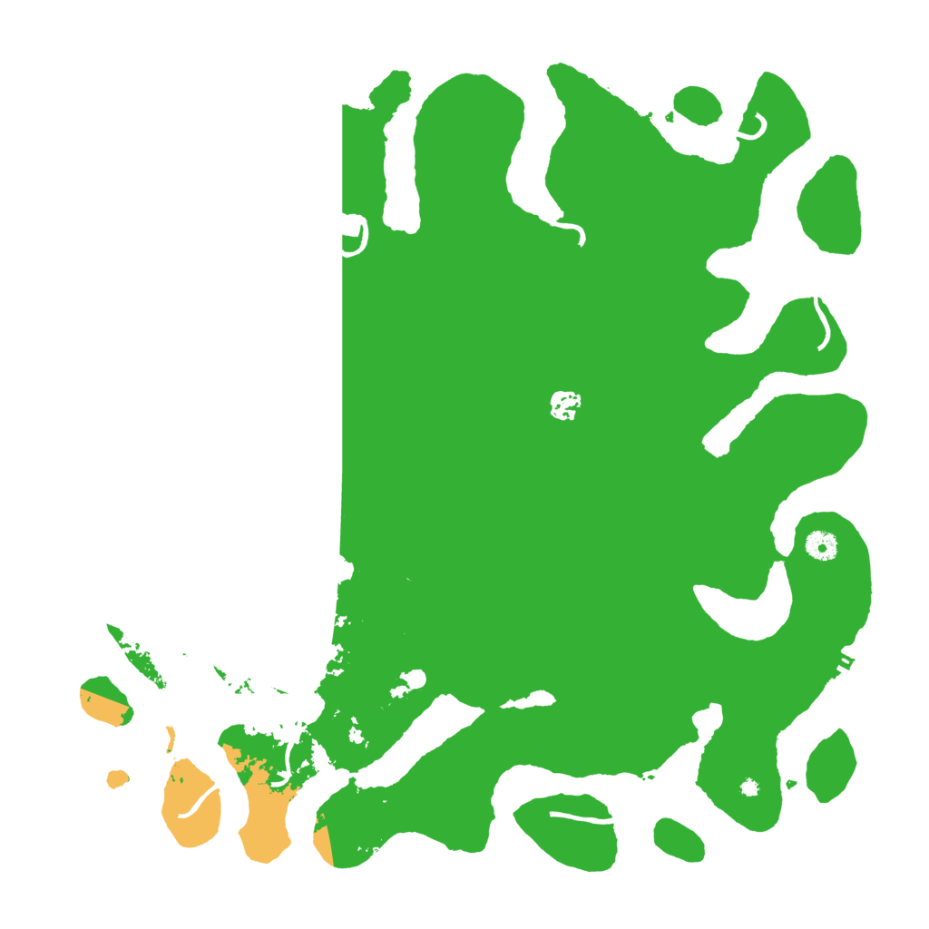 Biome Rust Map: Procedural Map, Size: 4500, Seed: 13842