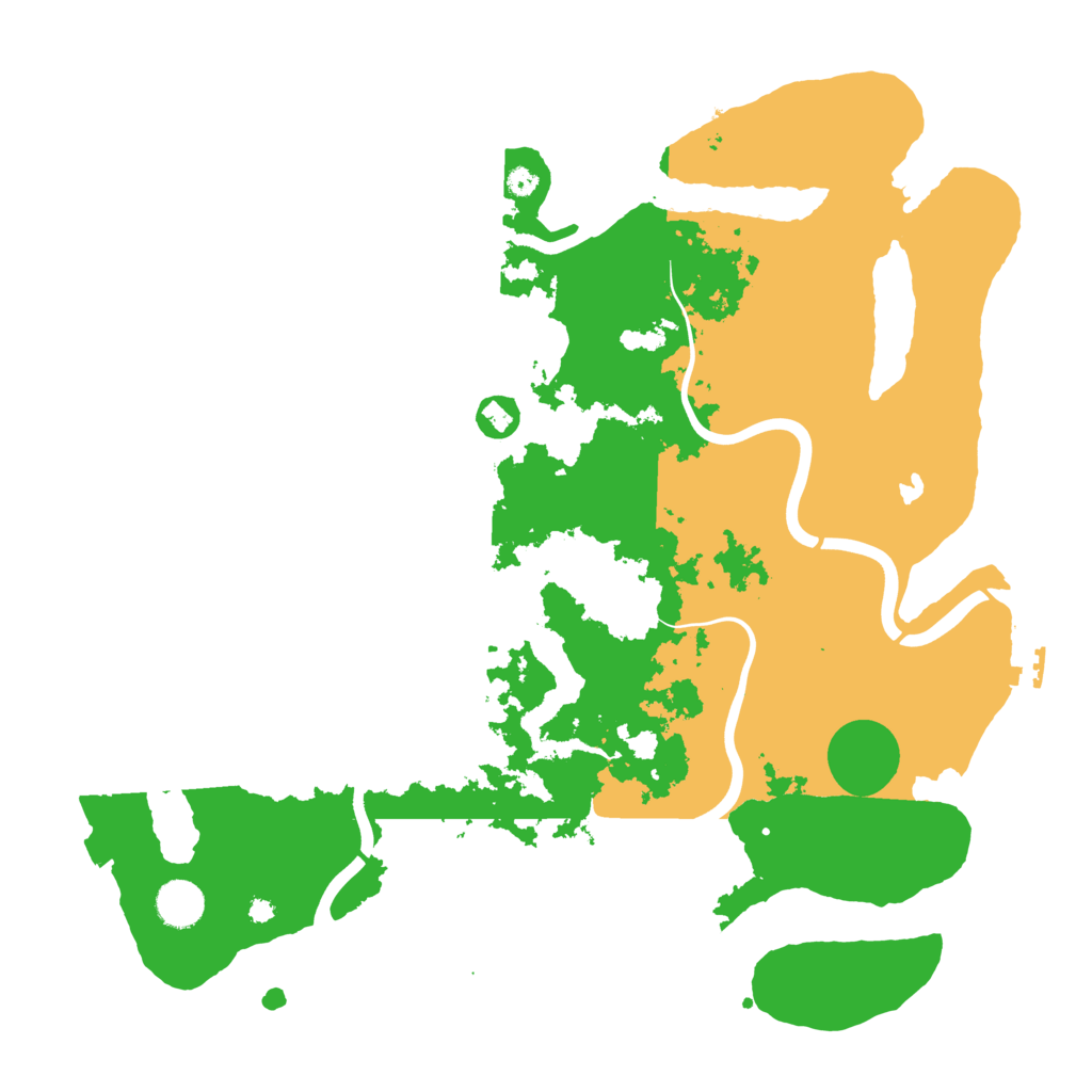 Biome Rust Map: Procedural Map, Size: 4000, Seed: 1843191272
