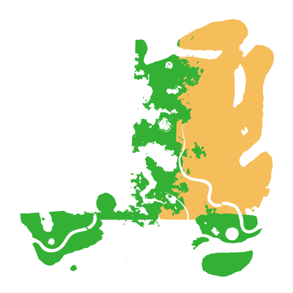 Biome Rust Map: Procedural Map, Size: 4000, Seed: 1843191272