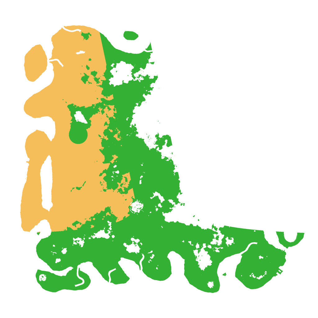 Biome Rust Map: Procedural Map, Size: 4500, Seed: 2120932150