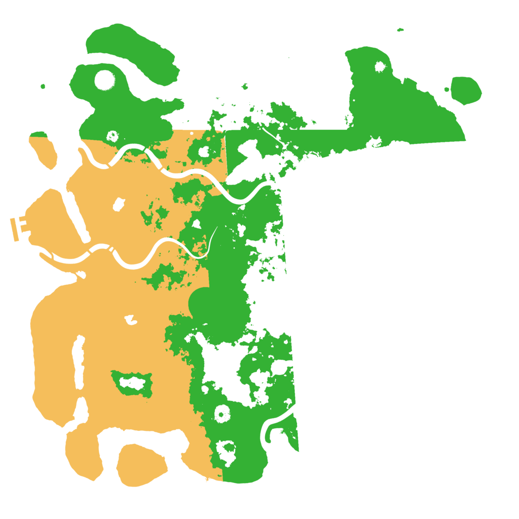 Biome Rust Map: Procedural Map, Size: 4500, Seed: 1417726346