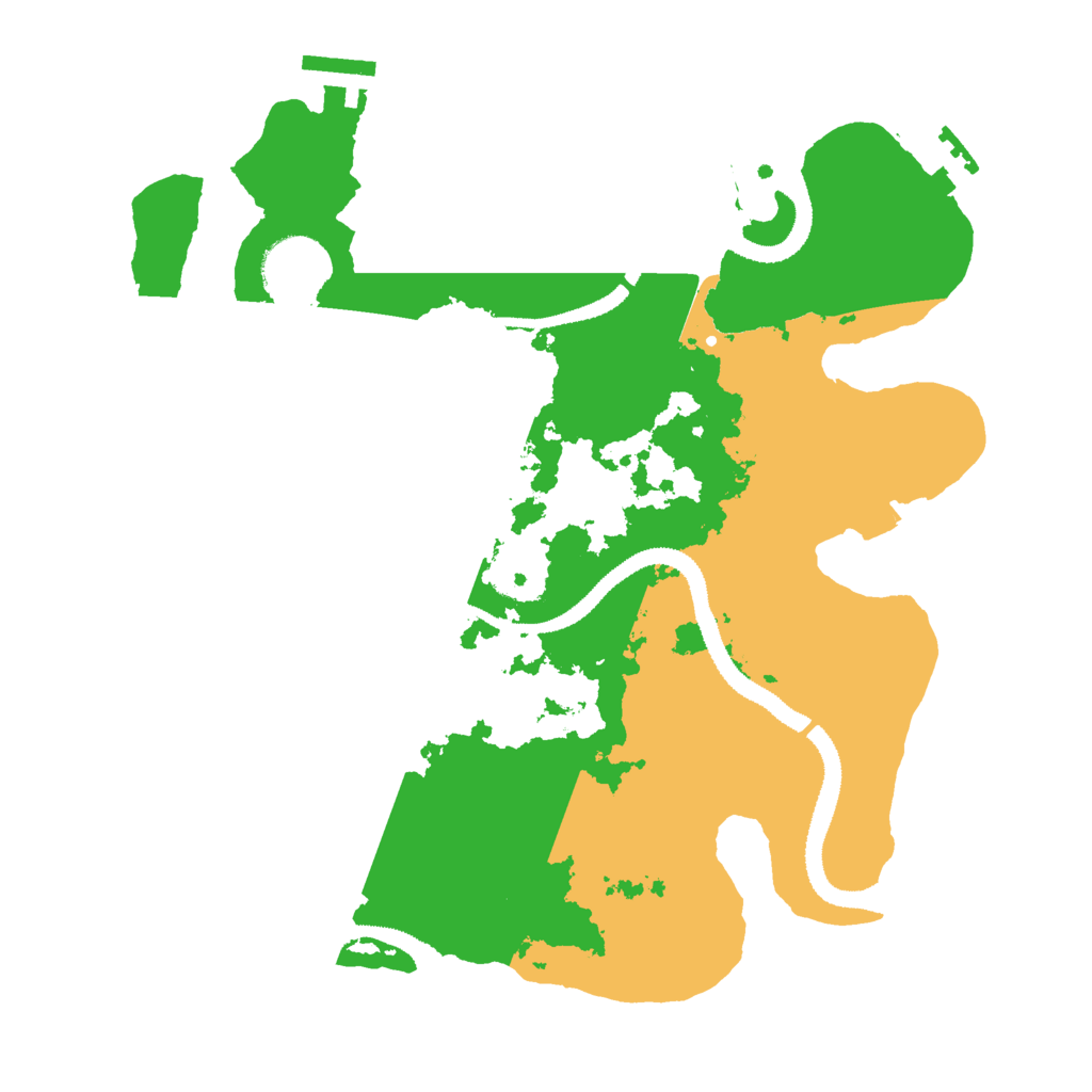 Biome Rust Map: Procedural Map, Size: 3000, Seed: 807638452