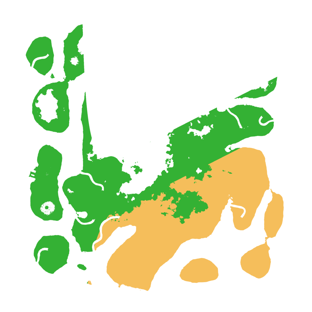 Biome Rust Map: Procedural Map, Size: 3500, Seed: 1123450877