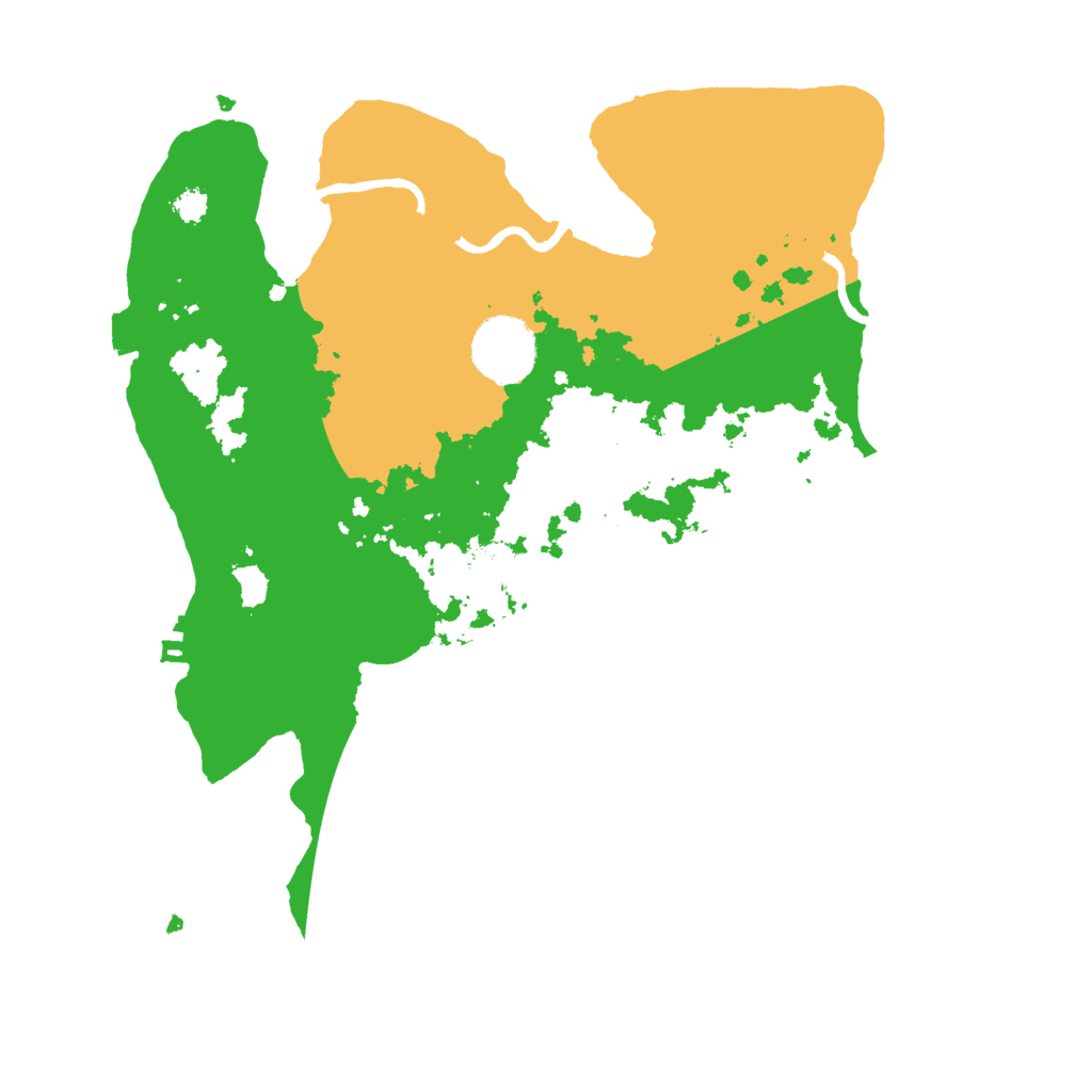 Biome Rust Map: Procedural Map, Size: 3000, Seed: 619