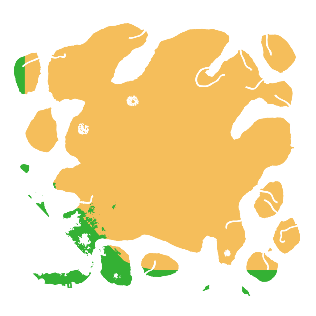 Biome Rust Map: Procedural Map, Size: 4200, Seed: 1848385905