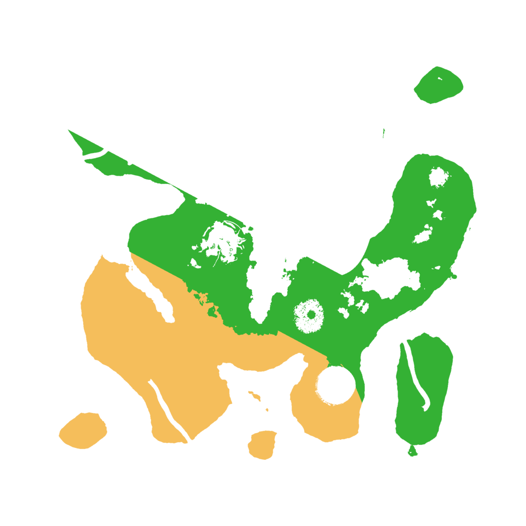 Biome Rust Map: Procedural Map, Size: 2500, Seed: 45677854