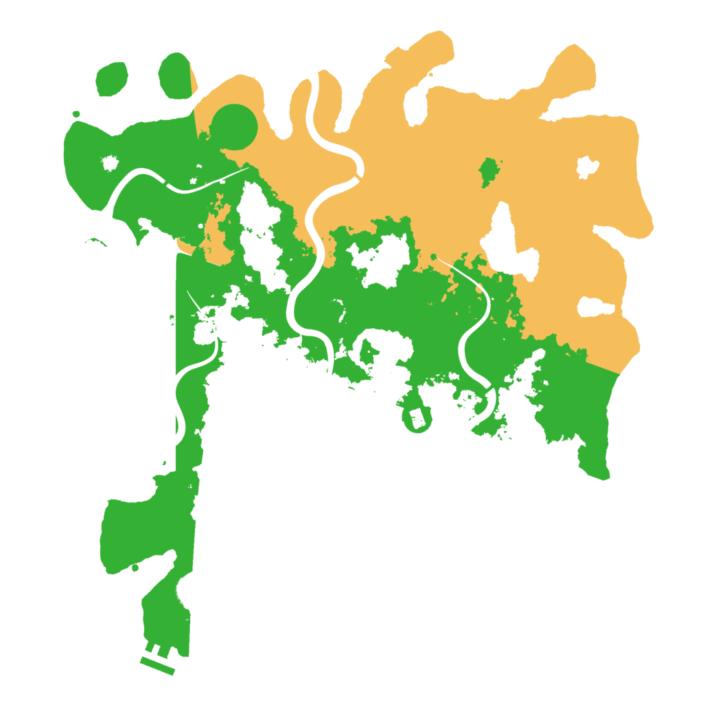 Biome Rust Map: Procedural Map, Size: 4000, Seed: 213478
