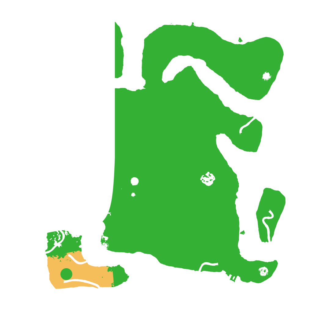 Biome Rust Map: Procedural Map, Size: 3500, Seed: 1168225822