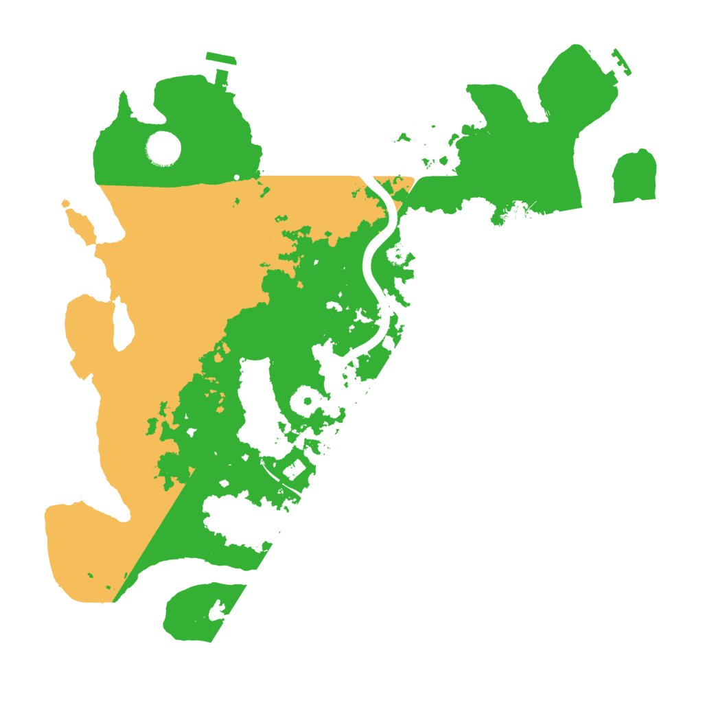 Biome Rust Map: Procedural Map, Size: 3600, Seed: 19