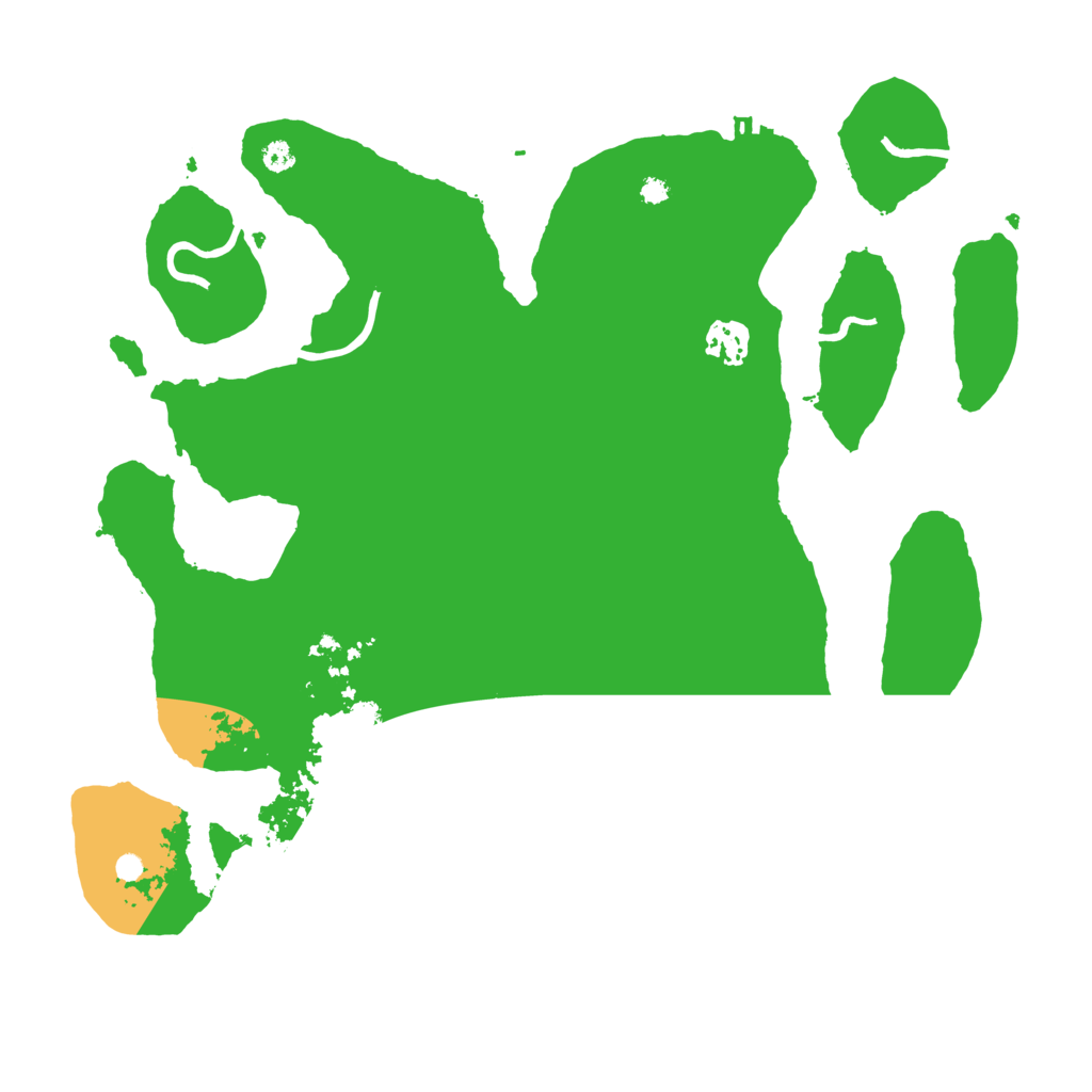 Biome Rust Map: Procedural Map, Size: 3600, Seed: 19