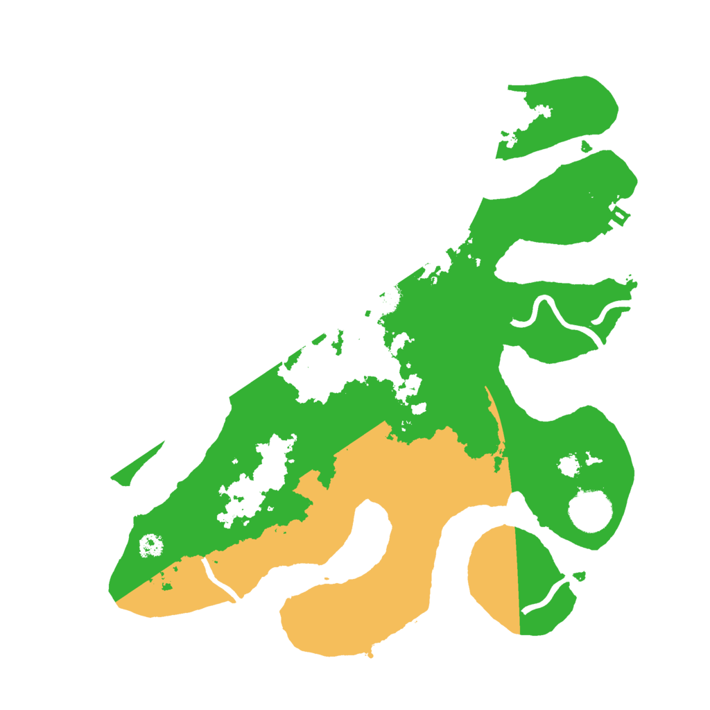 Biome Rust Map: Procedural Map, Size: 3000, Seed: 6716842