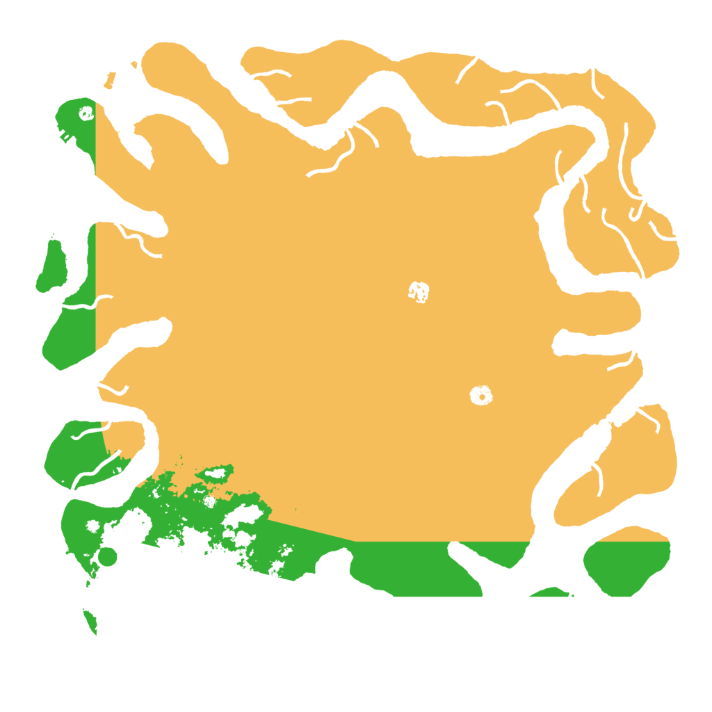 Biome Rust Map: Procedural Map, Size: 5000, Seed: 1117807