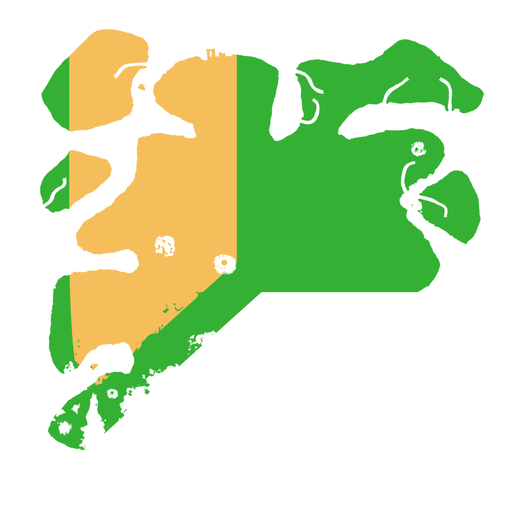 Biome Rust Map: Procedural Map, Size: 3700, Seed: 26893