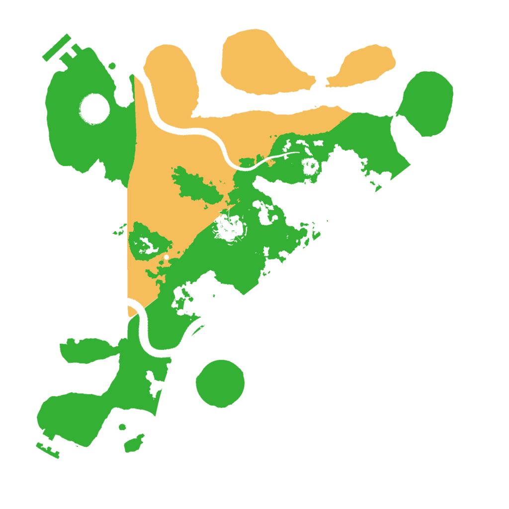 Biome Rust Map: Procedural Map, Size: 3000, Seed: 1234315123