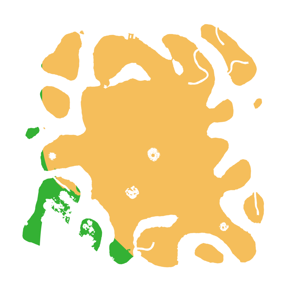 Biome Rust Map: Procedural Map, Size: 3500, Seed: 871