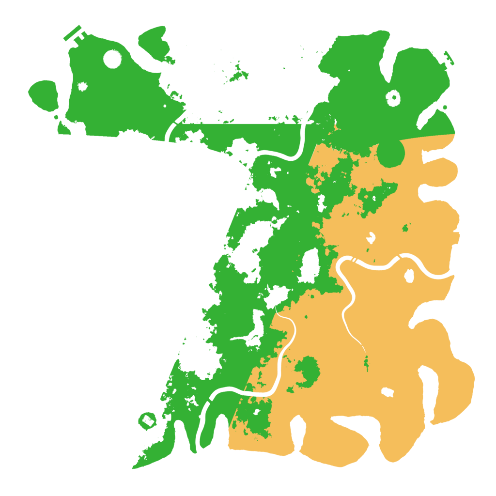 Biome Rust Map: Procedural Map, Size: 4800, Seed: 12345