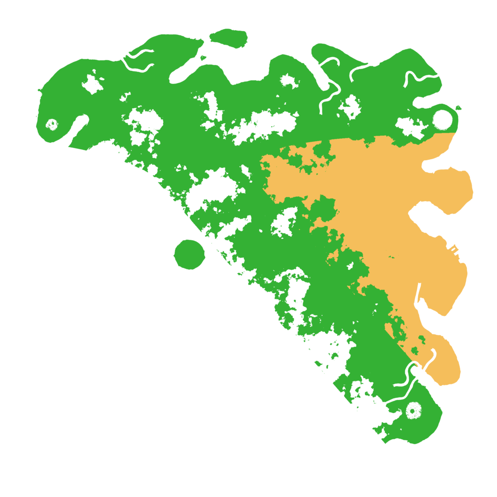 Biome Rust Map: Procedural Map, Size: 4500, Seed: 6155165