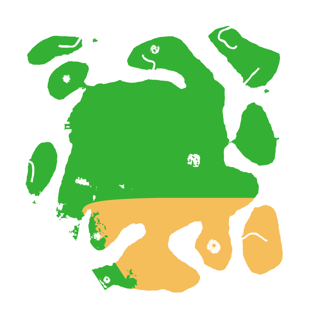 Biome Rust Map: Procedural Map, Size: 3500, Seed: 67381879