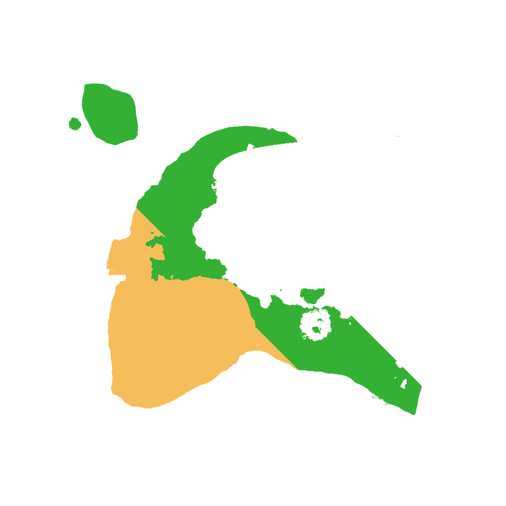 Biome Rust Map: Procedural Map, Size: 1650, Seed: 38681052