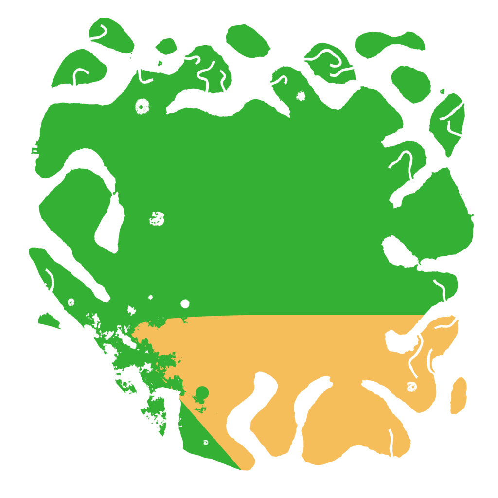 Biome Rust Map: Procedural Map, Size: 5000, Seed: 6155165