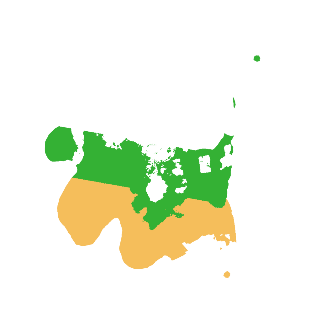 Biome Rust Map: Procedural Map, Size: 2000, Seed: 398322938