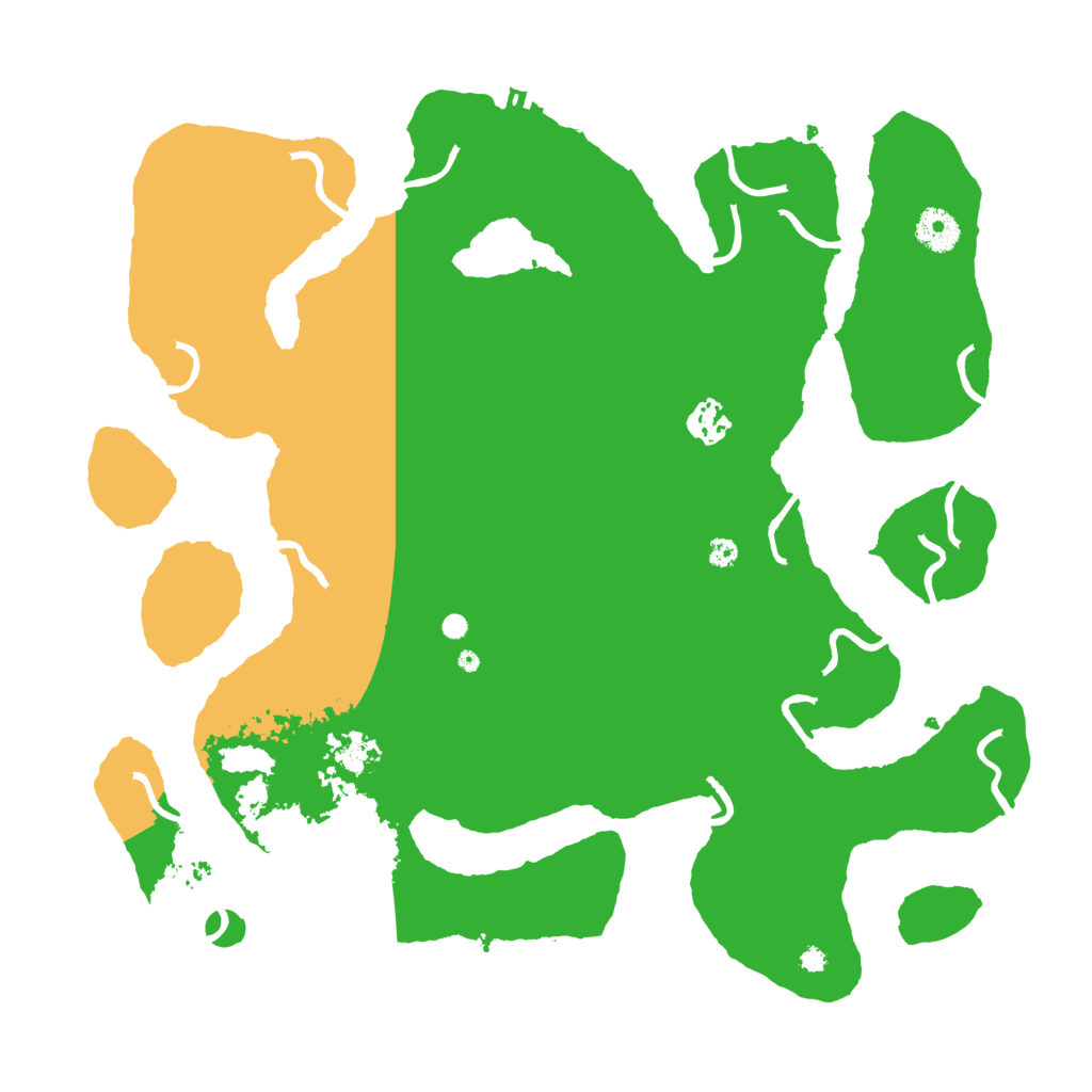 Biome Rust Map: Procedural Map, Size: 3800, Seed: 705305879