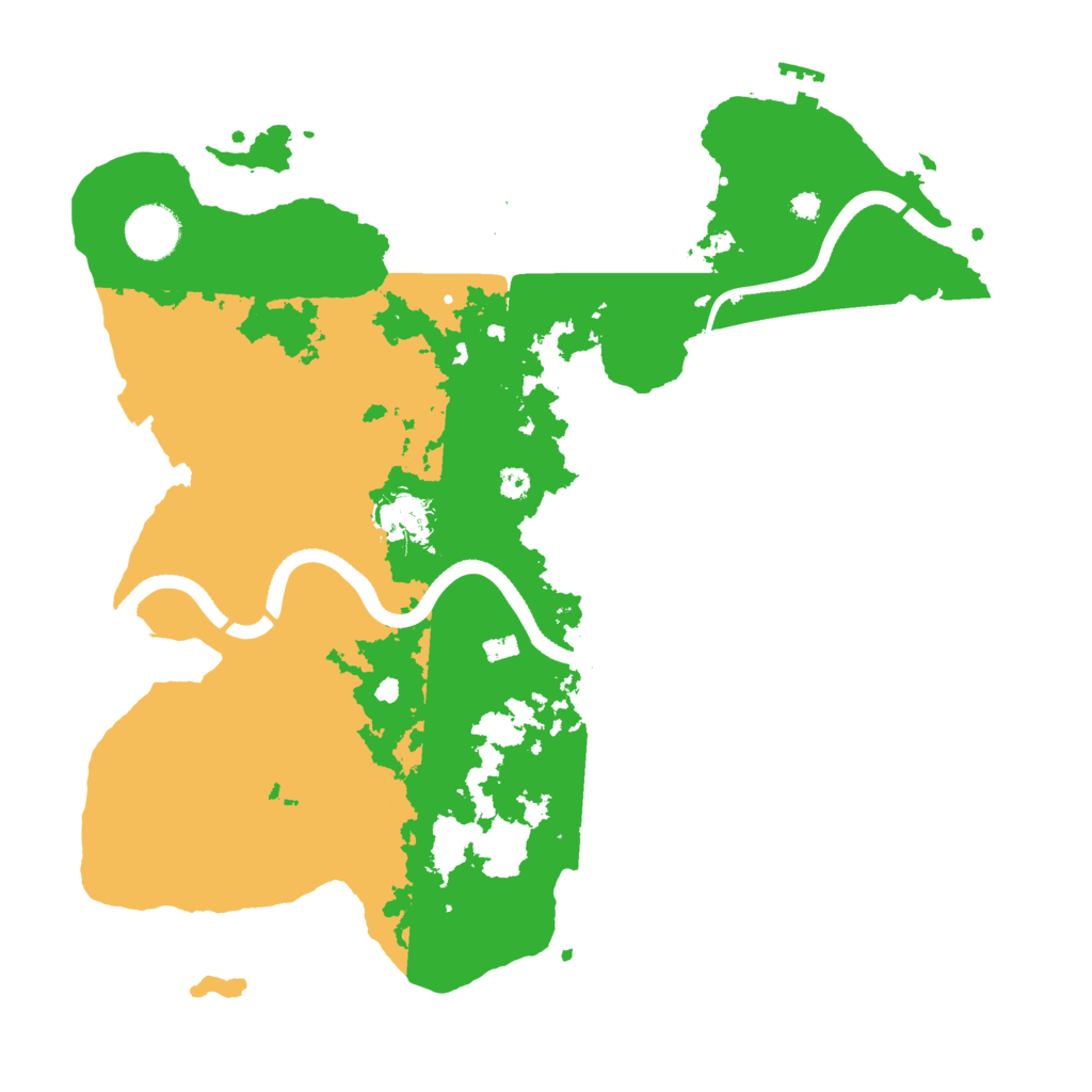 Biome Rust Map: Procedural Map, Size: 3500, Seed: 953