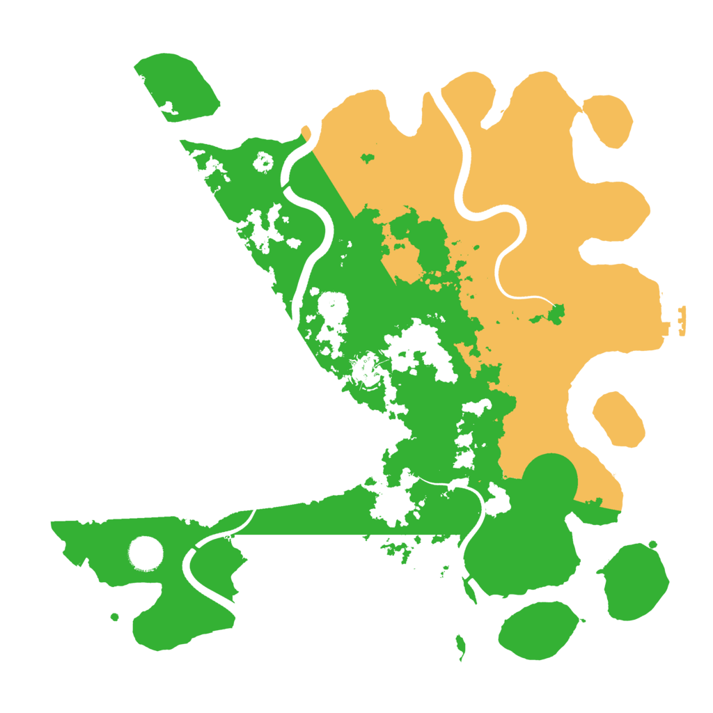 Biome Rust Map: Procedural Map, Size: 3600, Seed: 1647949376