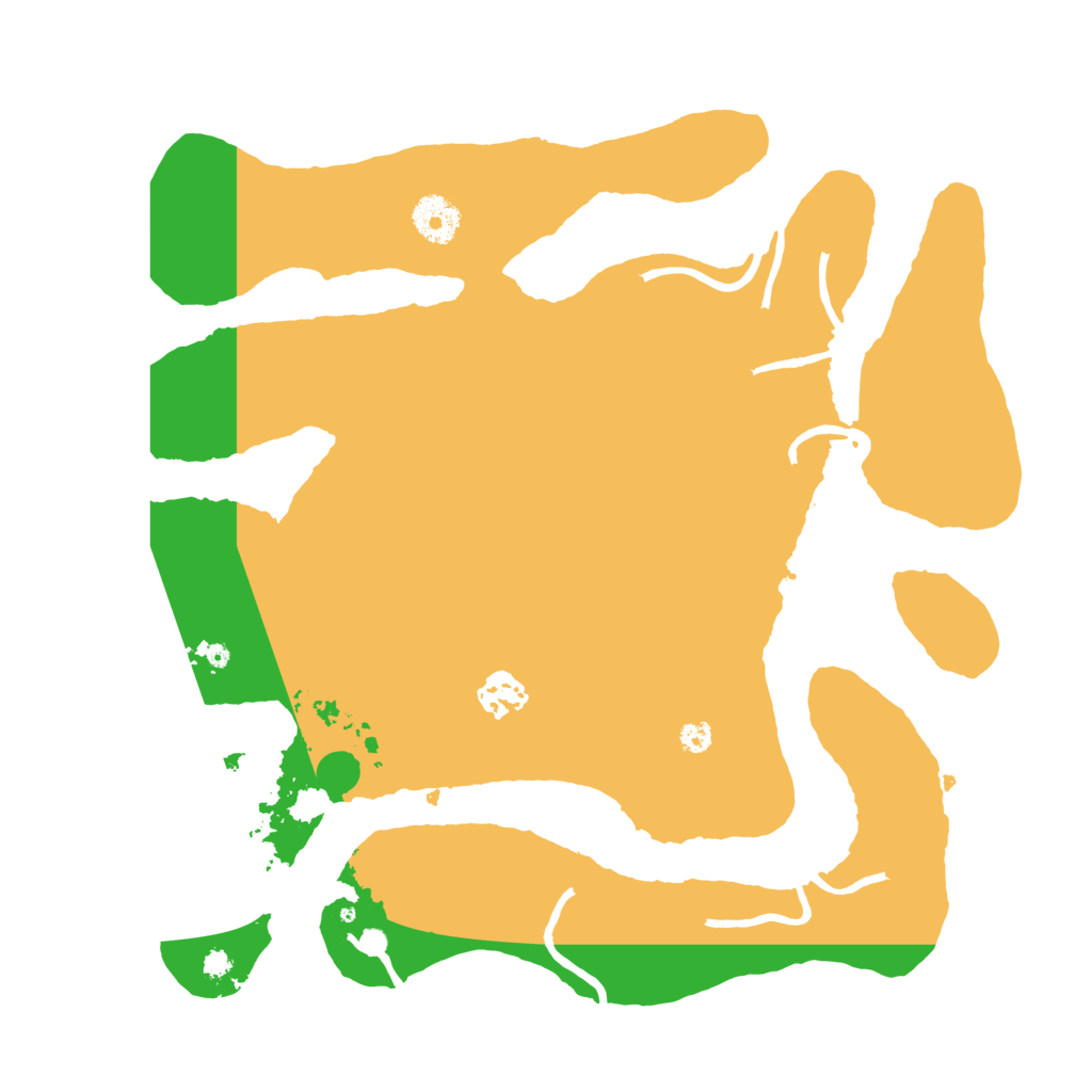 Biome Rust Map: Procedural Map, Size: 3500, Seed: 1942793568