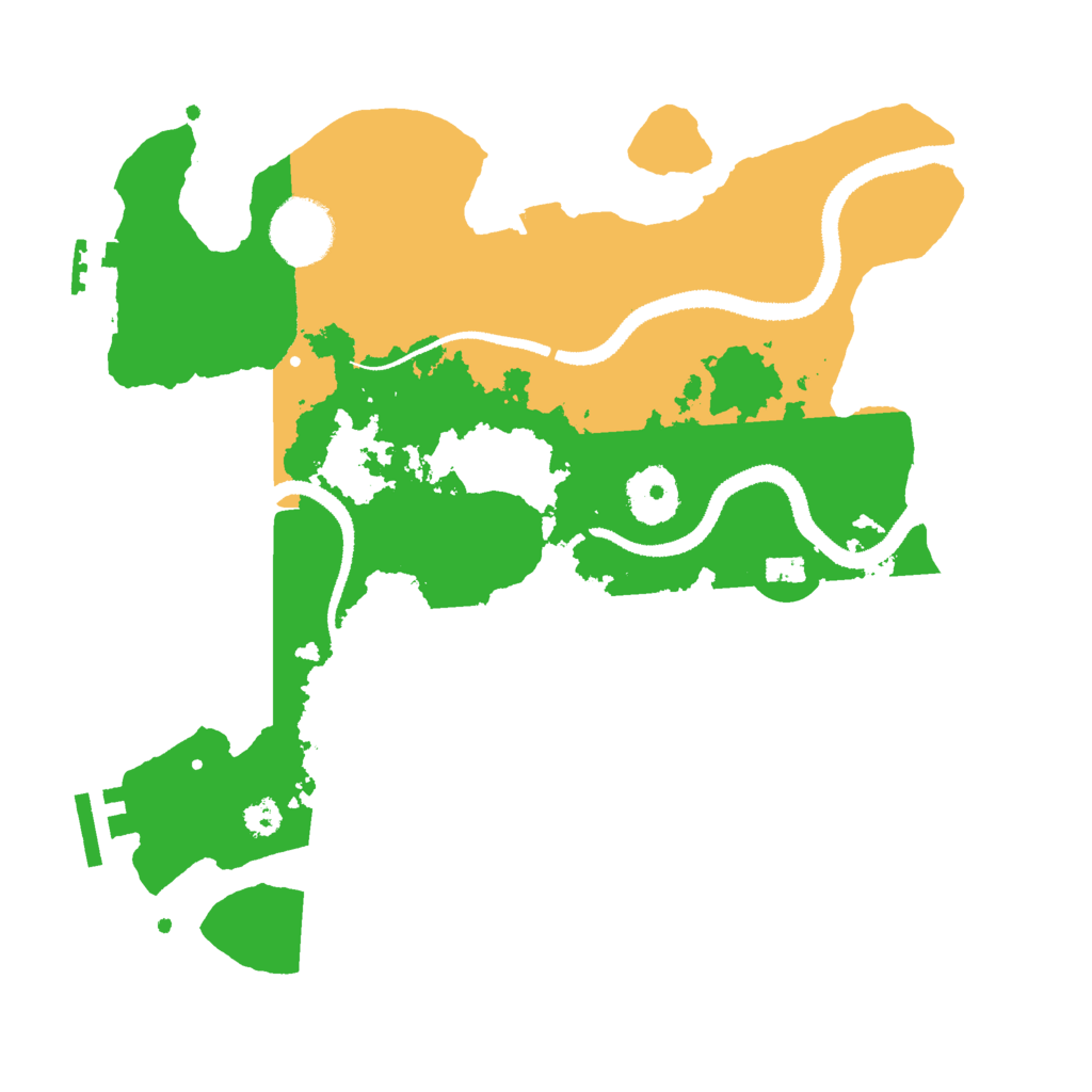 Biome Rust Map: Procedural Map, Size: 3000, Seed: 1834394592
