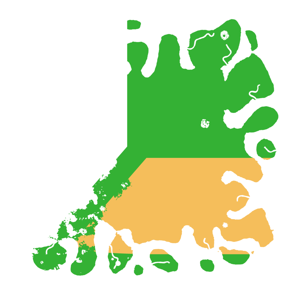 Biome Rust Map: Procedural Map, Size: 5000, Seed: 1338063807