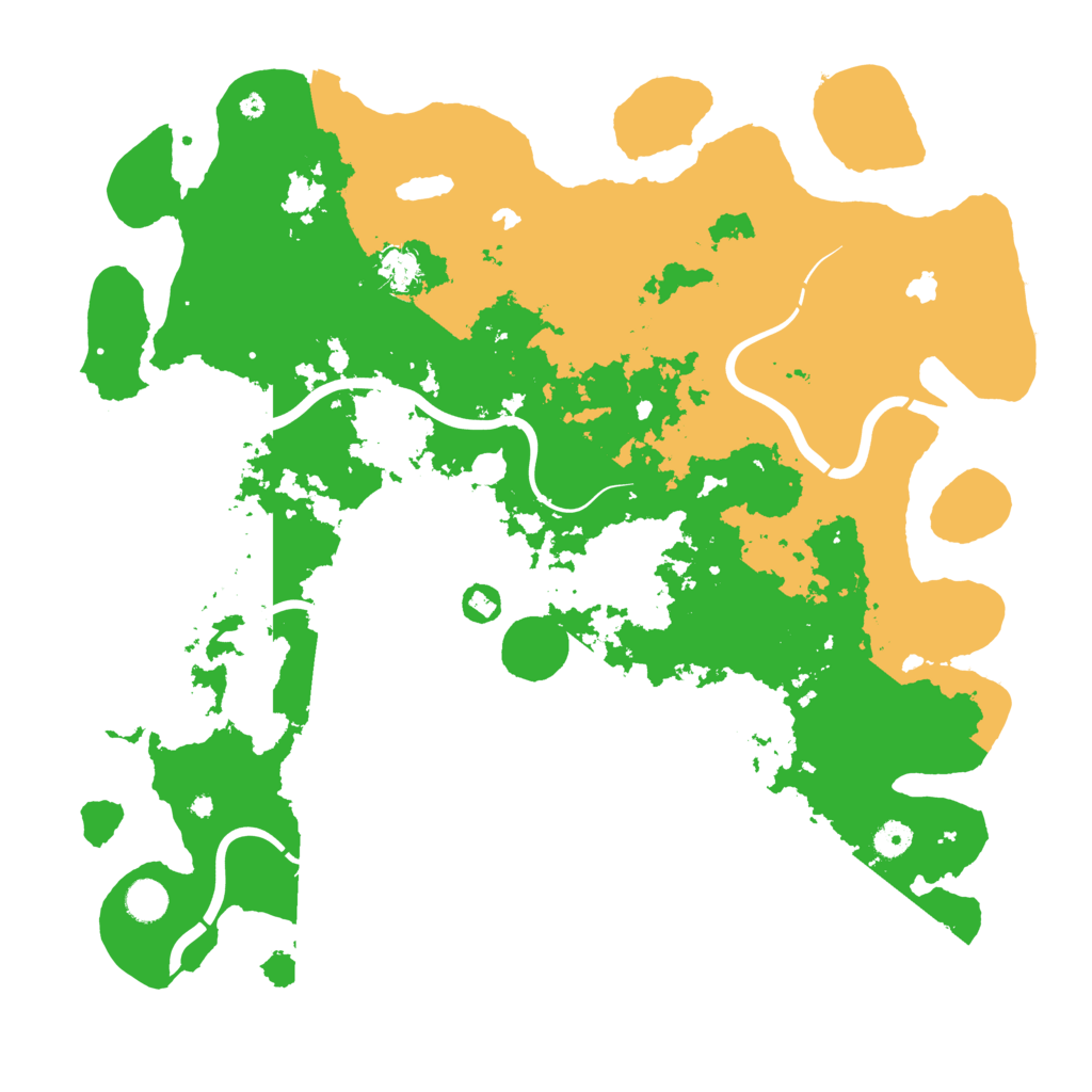 Biome Rust Map: Procedural Map, Size: 4500, Seed: 1192055725
