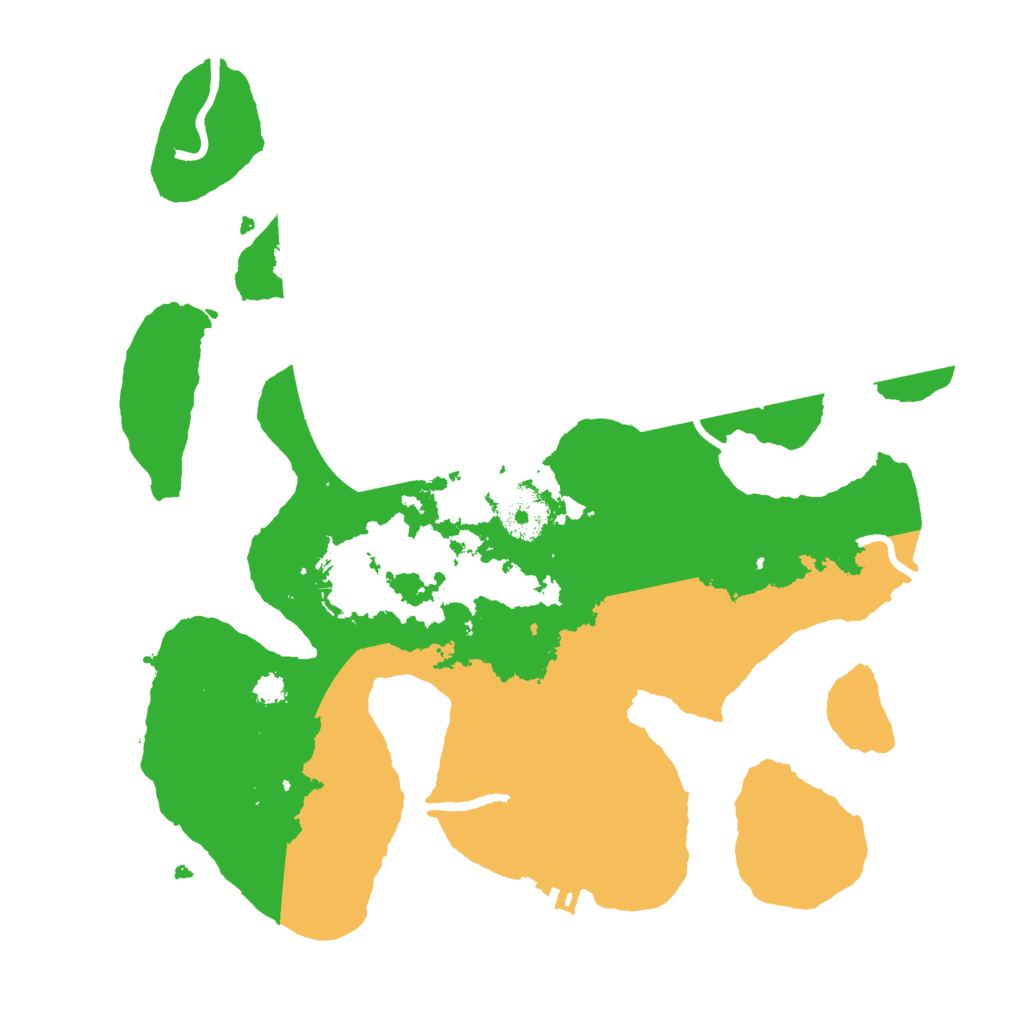 Biome Rust Map: Procedural Map, Size: 3000, Seed: 984561