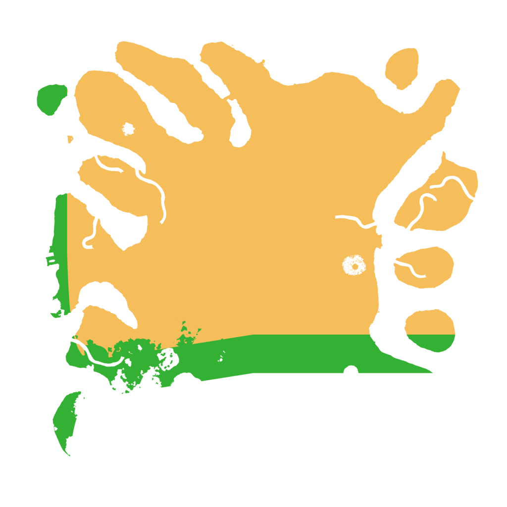 Biome Rust Map: Procedural Map, Size: 3500, Seed: 166465027