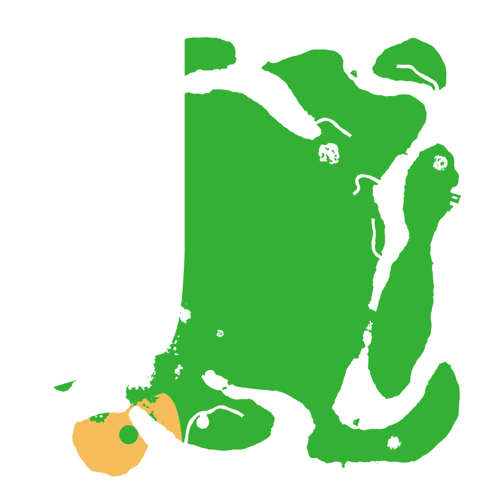 Biome Rust Map: Procedural Map, Size: 3510, Seed: 17313