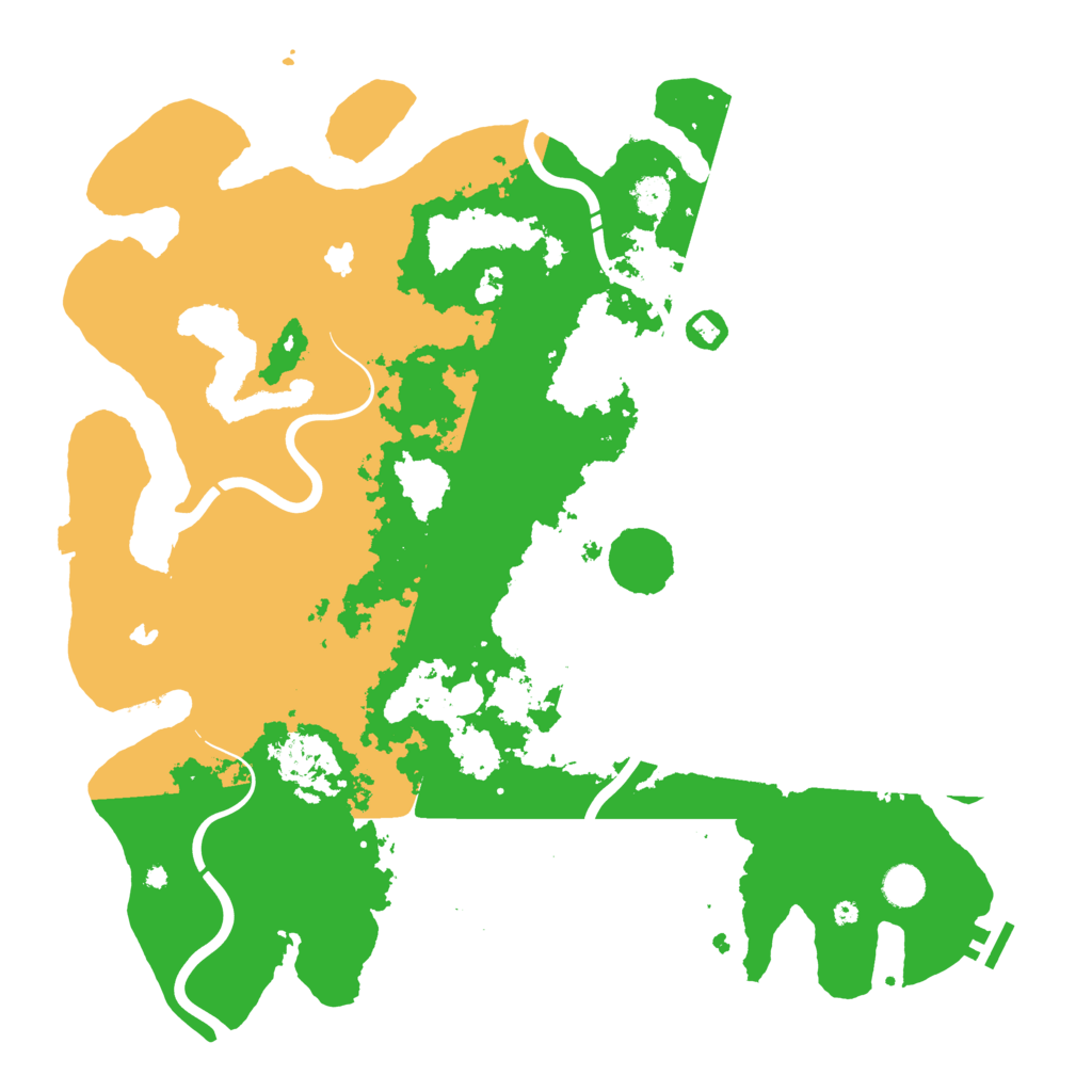 Biome Rust Map: Procedural Map, Size: 4500, Seed: 240624451