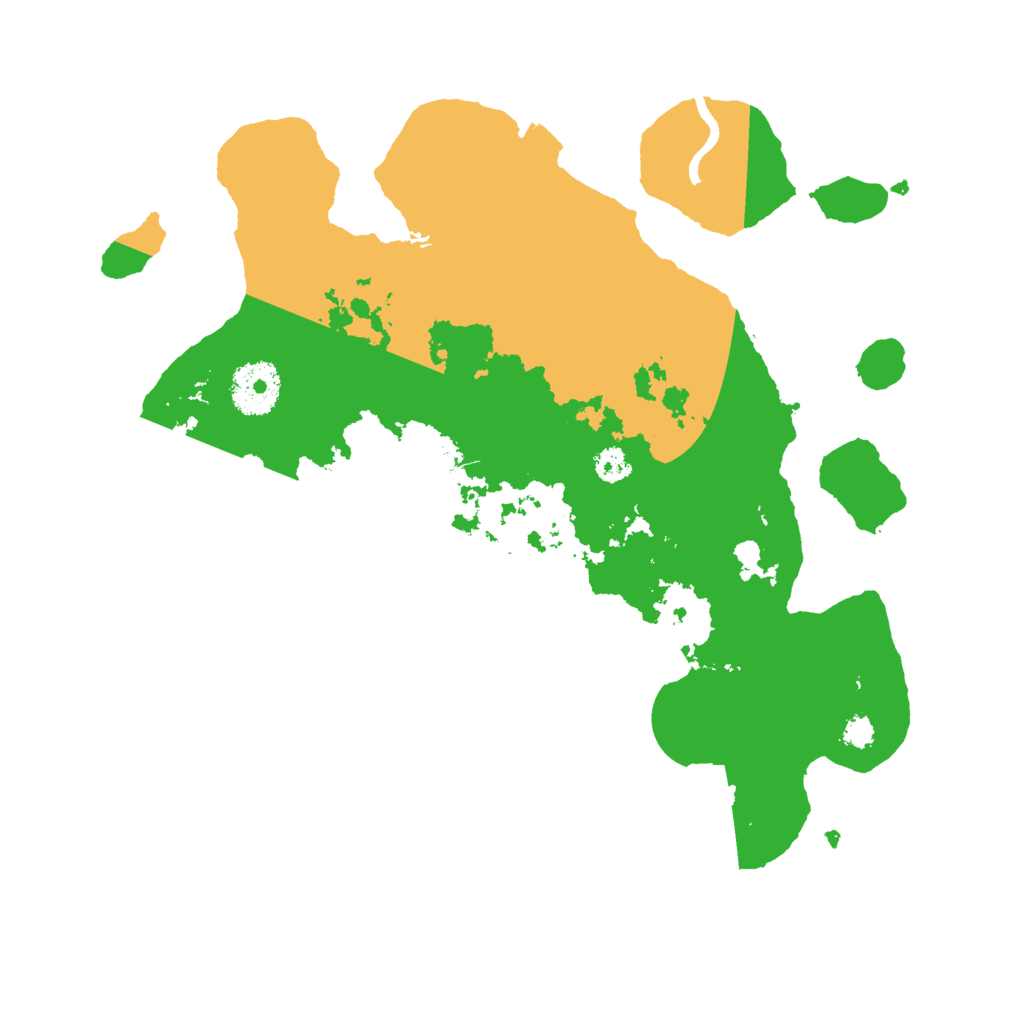 Biome Rust Map: Procedural Map, Size: 3000, Seed: 412036595