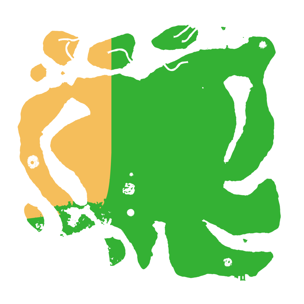 Biome Rust Map: Procedural Map, Size: 3700, Seed: 447219885