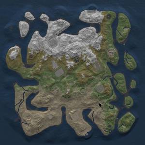 Thumbnail Rust Map: Procedural Map, Size: 4250, Seed: 891855085, 18 Monuments