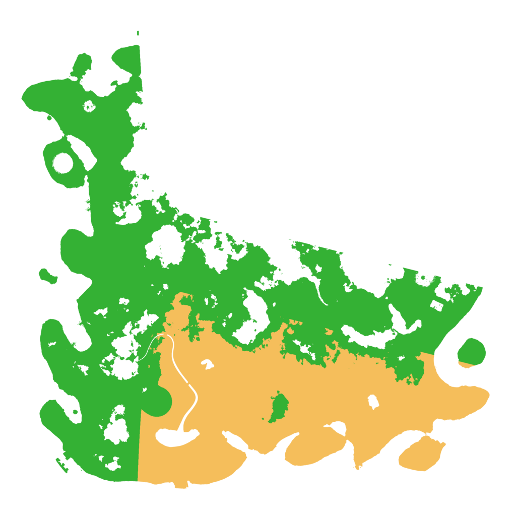 Biome Rust Map: Procedural Map, Size: 4500, Seed: 6458163