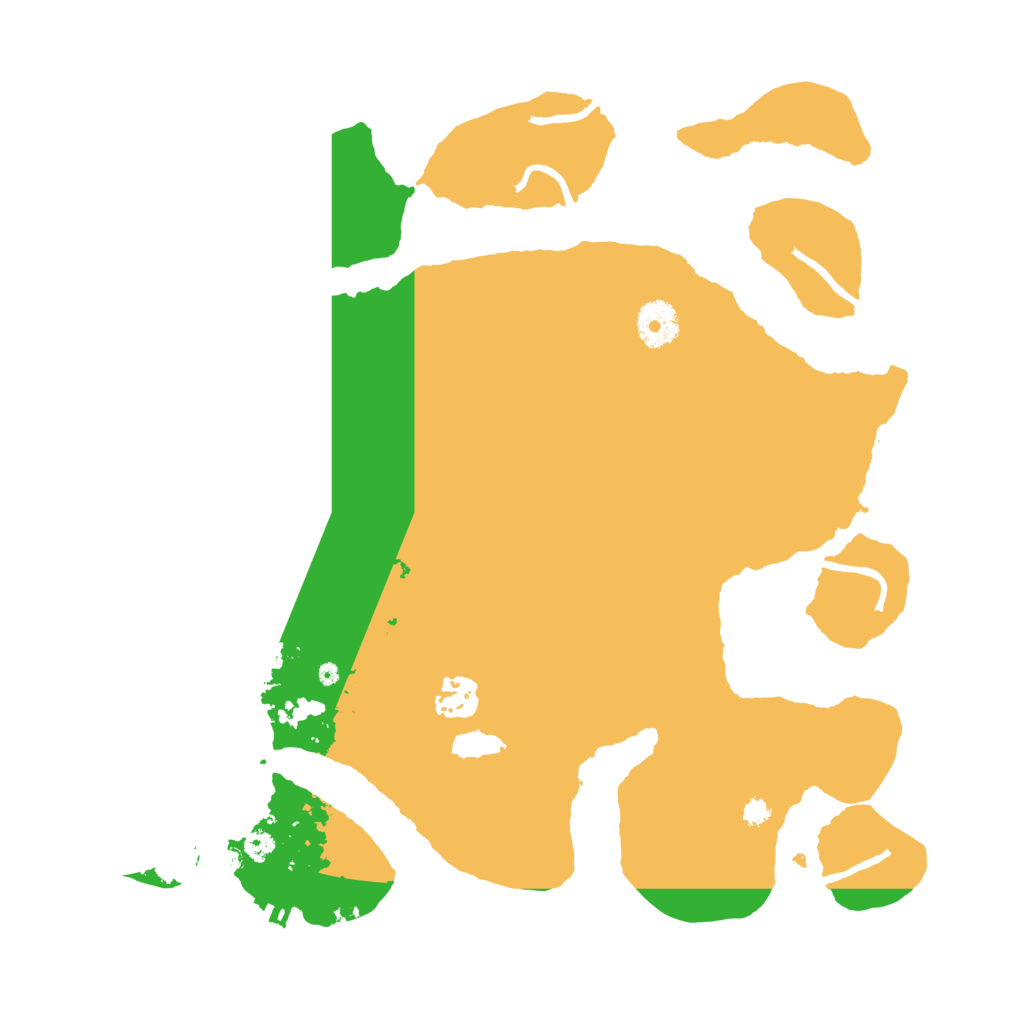 Biome Rust Map: Procedural Map, Size: 3501, Seed: 65382