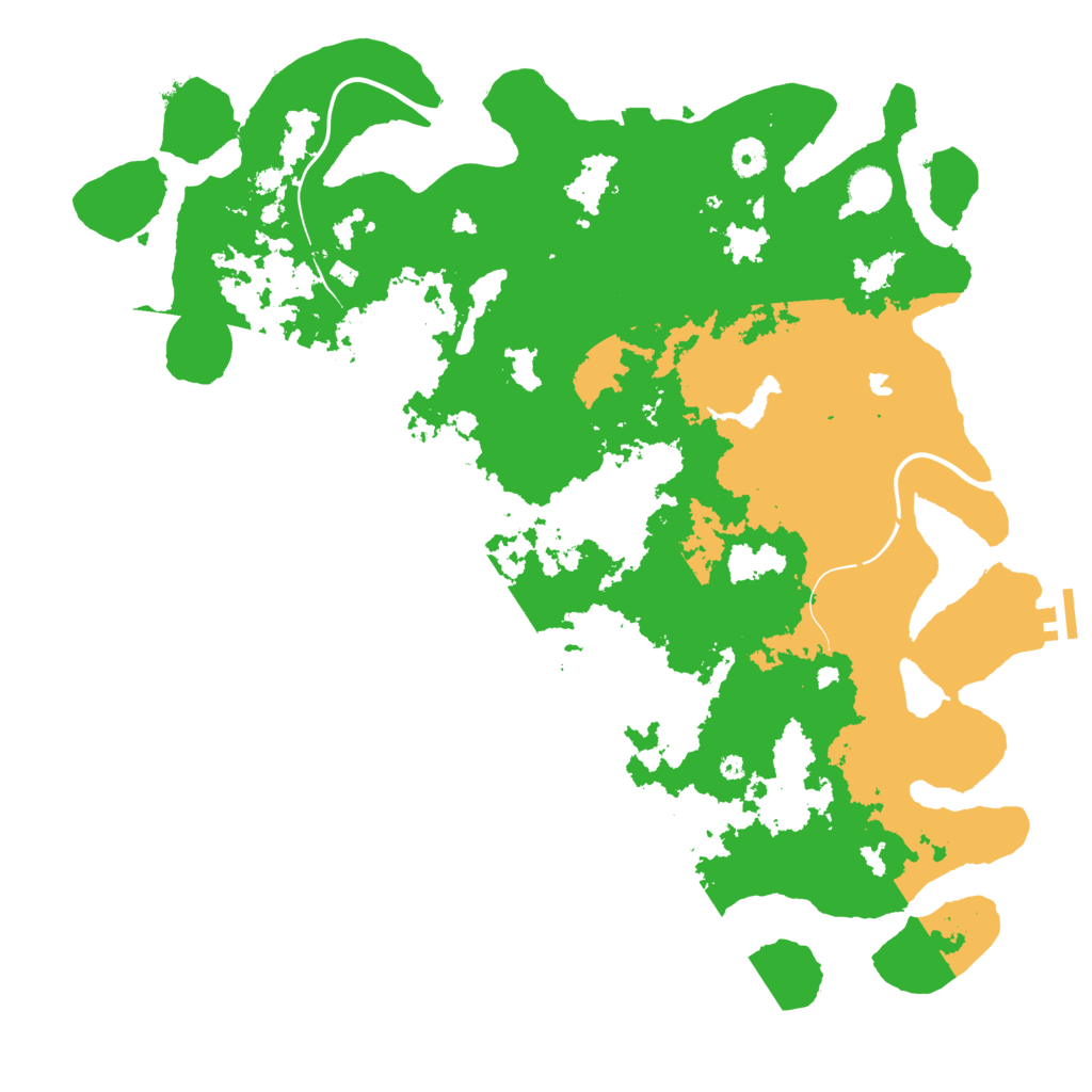 Biome Rust Map: Procedural Map, Size: 4400, Seed: 1342587