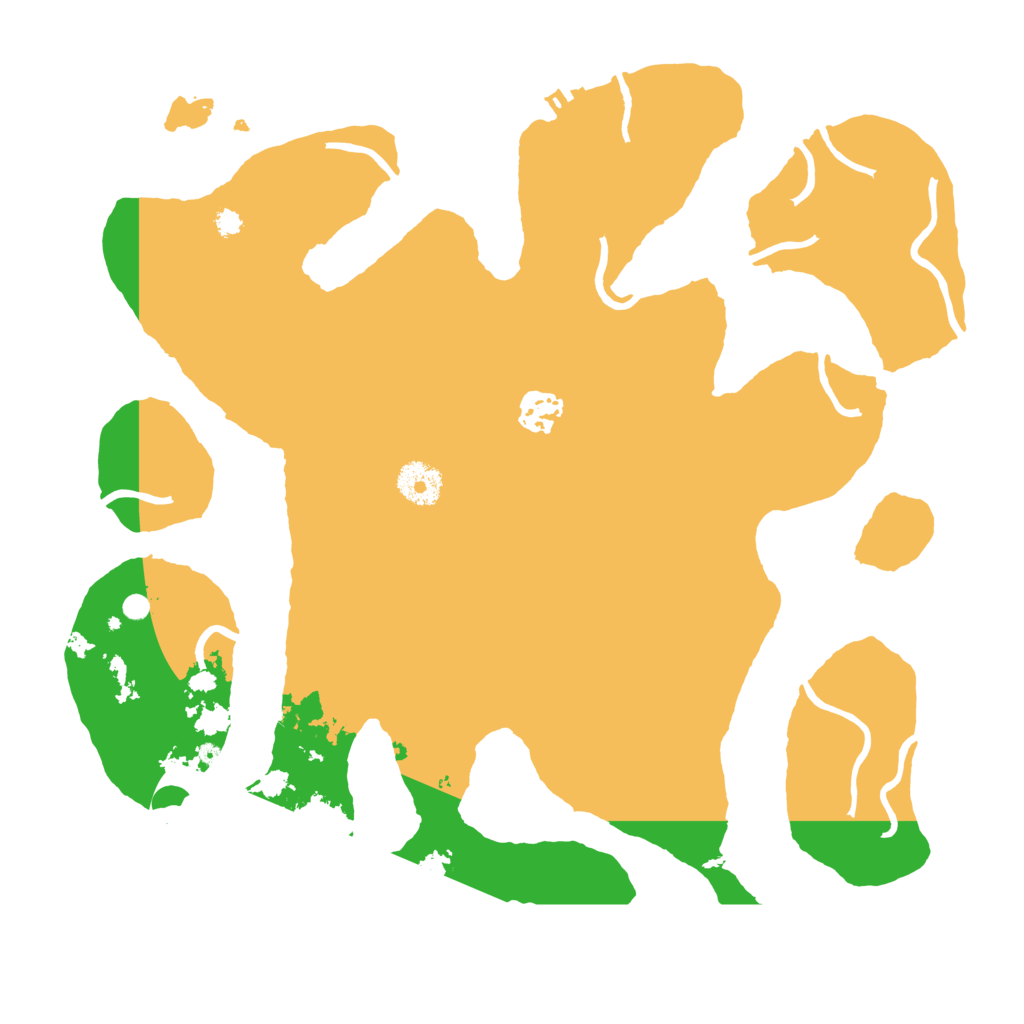 Biome Rust Map: Procedural Map, Size: 3500, Seed: 445641913