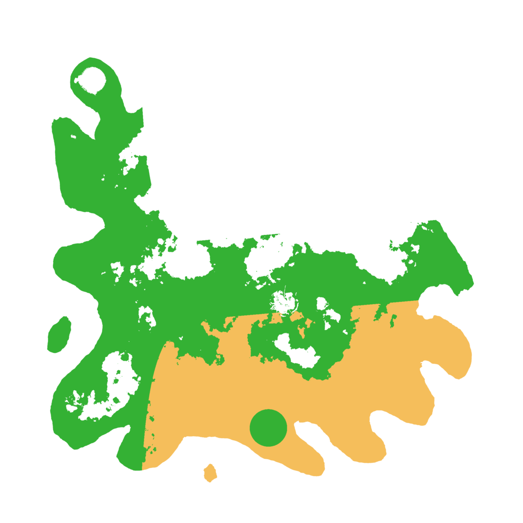 Biome Rust Map: Barren, Size: 3700, Seed: 340962043