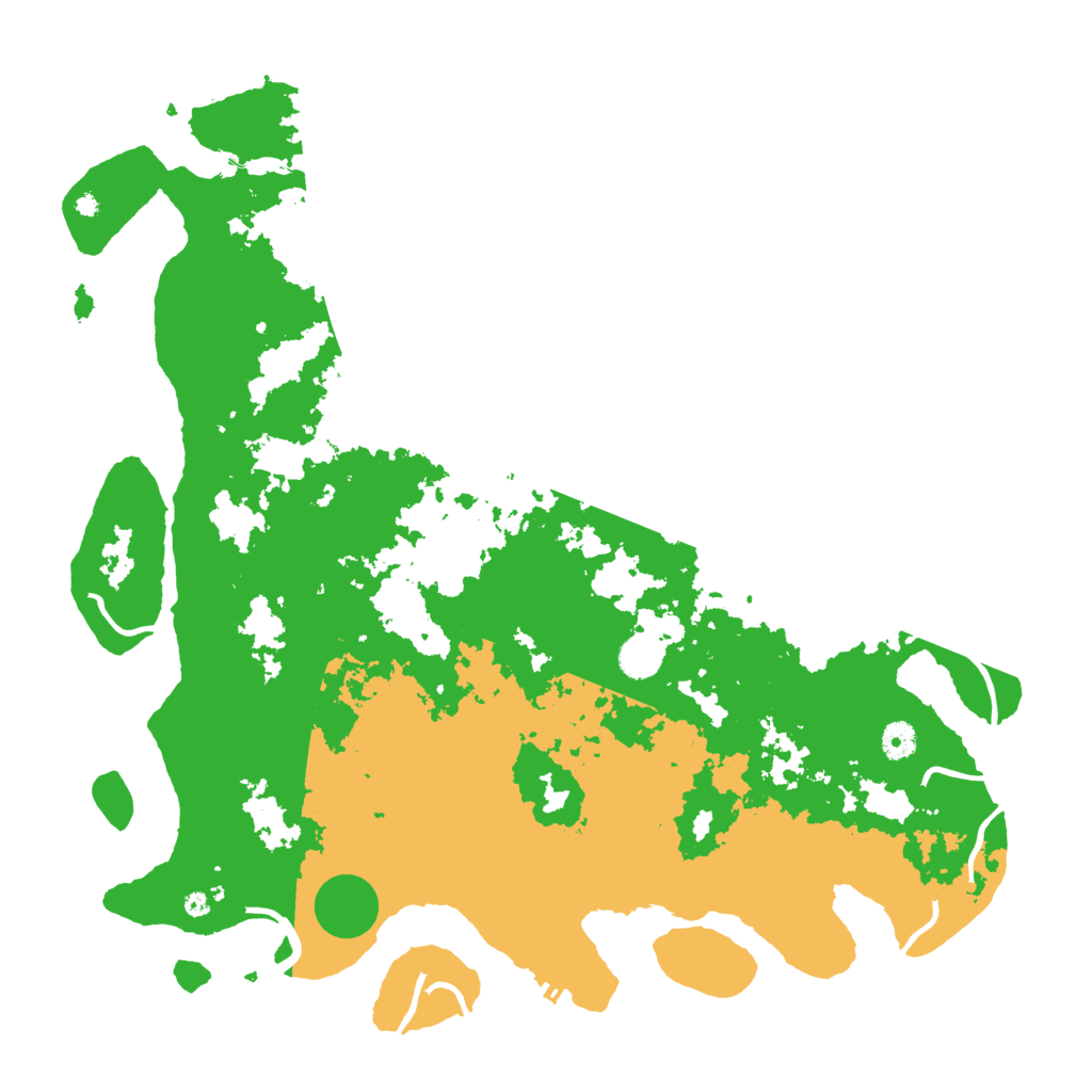Biome Rust Map: Procedural Map, Size: 4500, Seed: 222222222