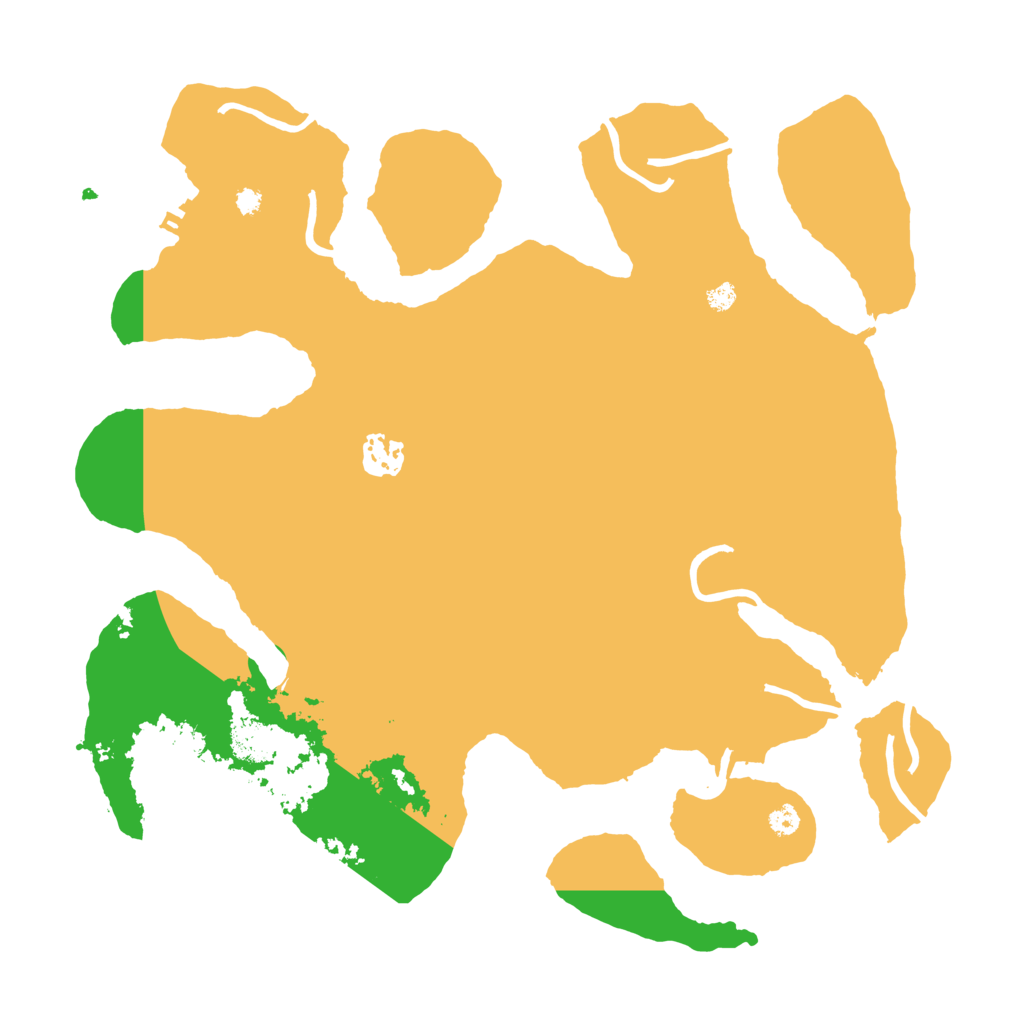 Biome Rust Map: Procedural Map, Size: 3500, Seed: 682921302