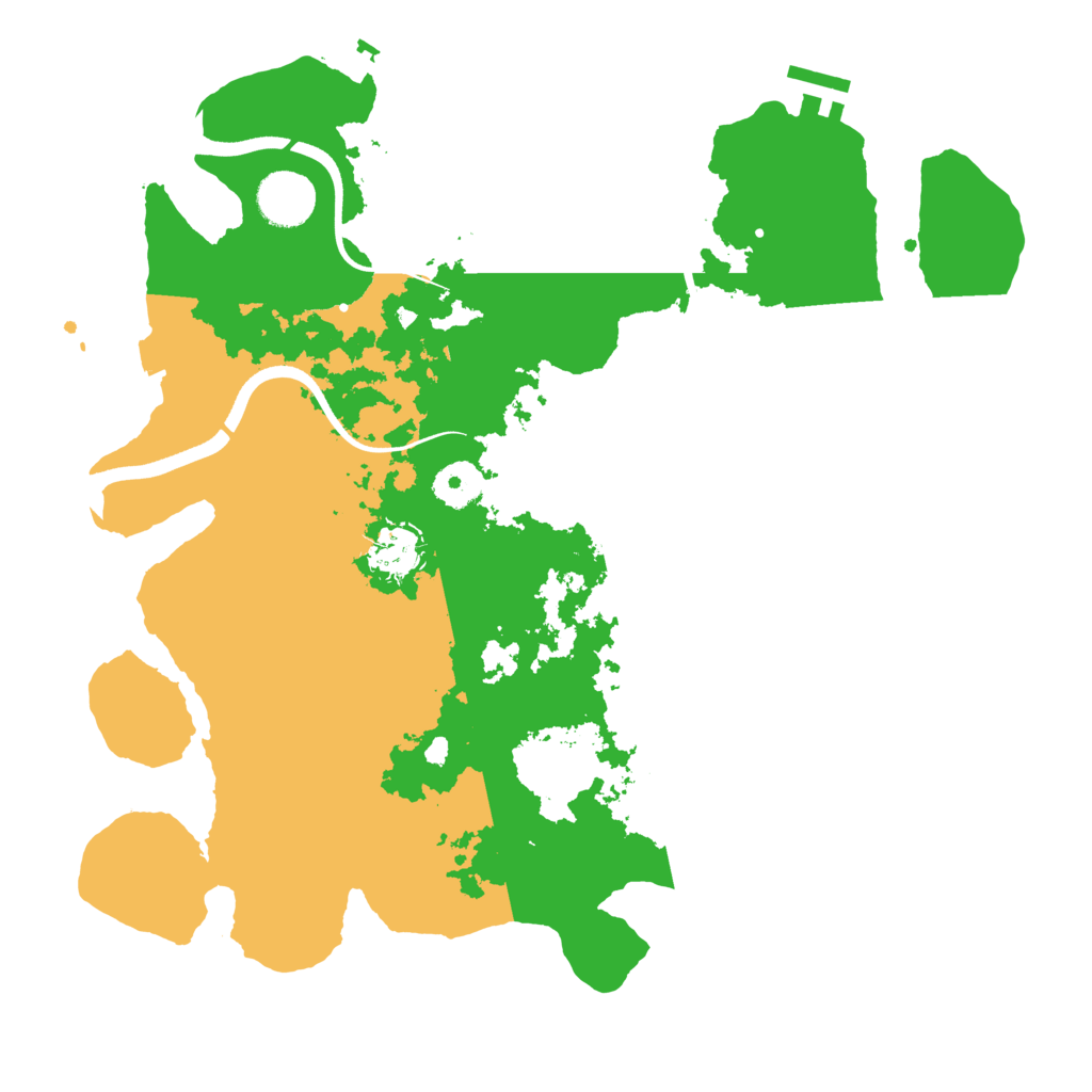 Biome Rust Map: Procedural Map, Size: 3500, Seed: 895437509